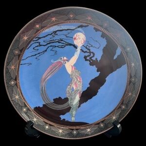 House of Erté “Fireflies” Collectible Plate